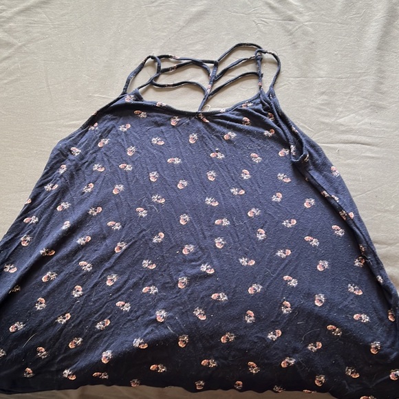 Ardenes small blue flower print tank top - Picture 2 of 2
